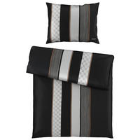 ÁGYNEMŰHUZAT-GARNITÚRA 140/200 cm  - fekete/fehér, Design, textil/természetes anyagok (140/200cm) - Joop!