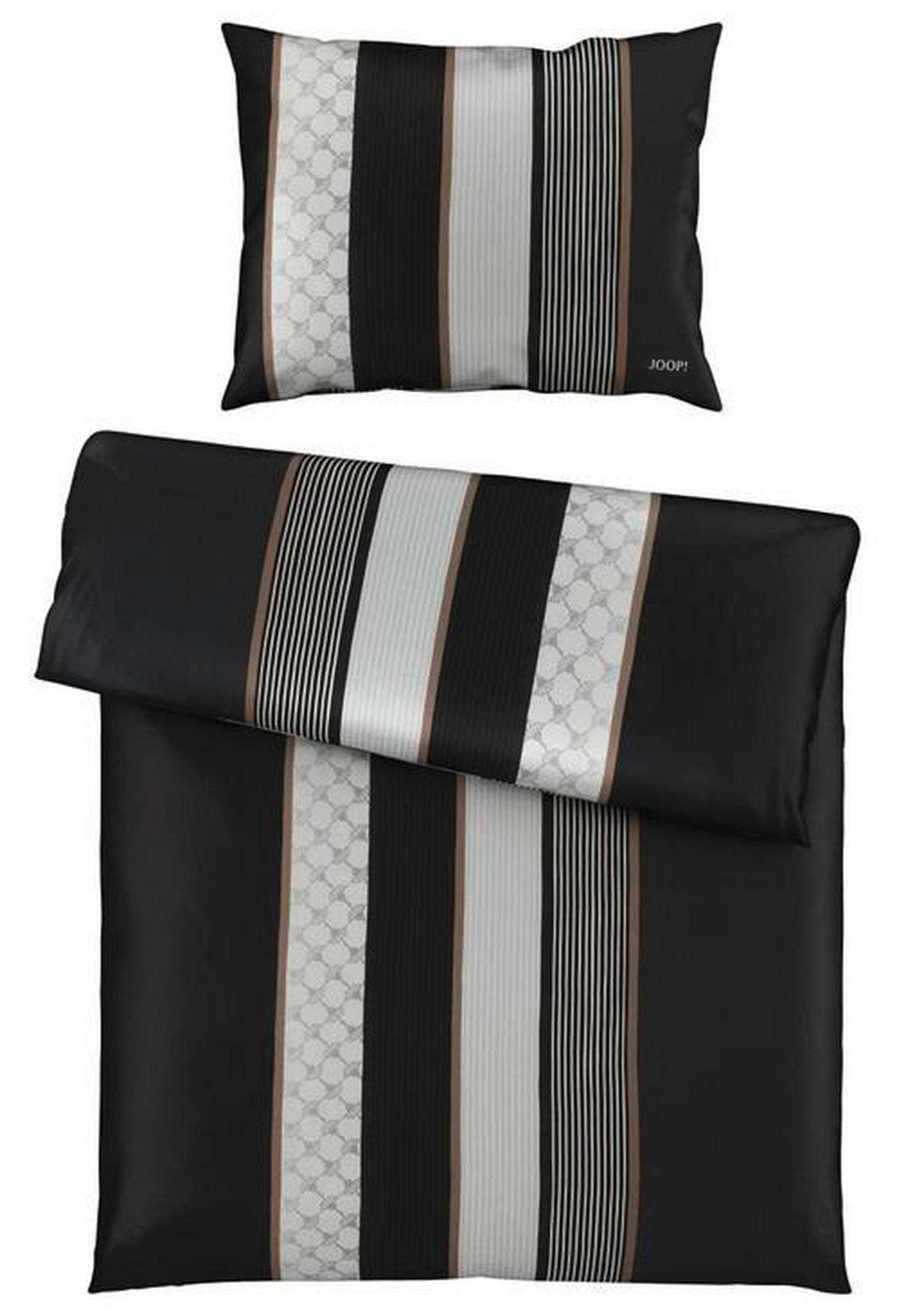 ÁGYNEMŰHUZAT-GARNITÚRA 140/200 cm  - fekete/fehér, Design, textil/természetes anyagok (140/200cm) - Joop!