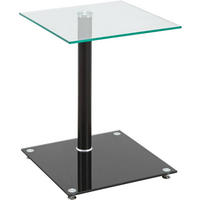 SIDOBORD i metall, glas  - Design, metall/glas (40/52/40cm)