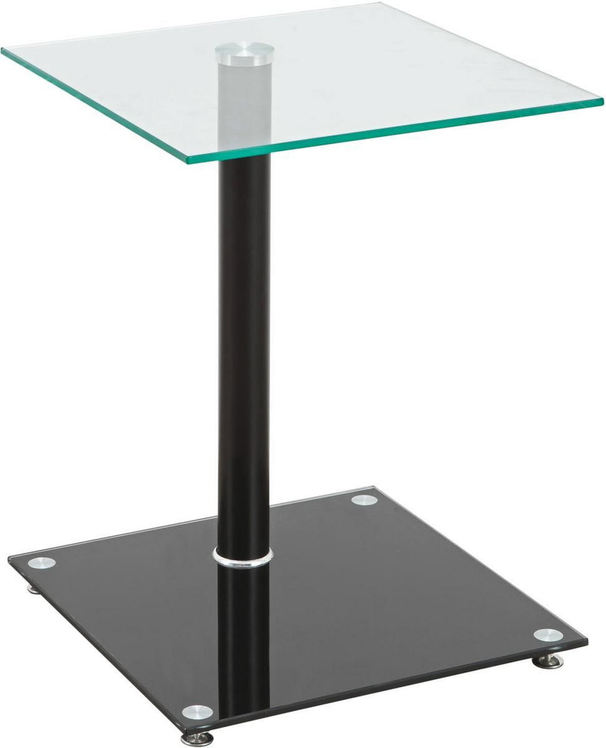 SIDOBORD i metall, glas  - Design, metall/glas (40/52/40cm)