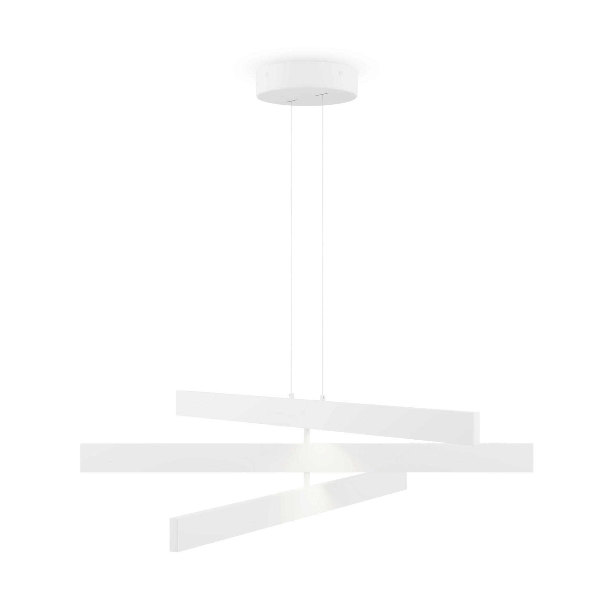 PENDELLEUCHTE Modern 80/20,5 cm   - Weiß, Trend, Metall (80/20,5cm) - MAYTONI