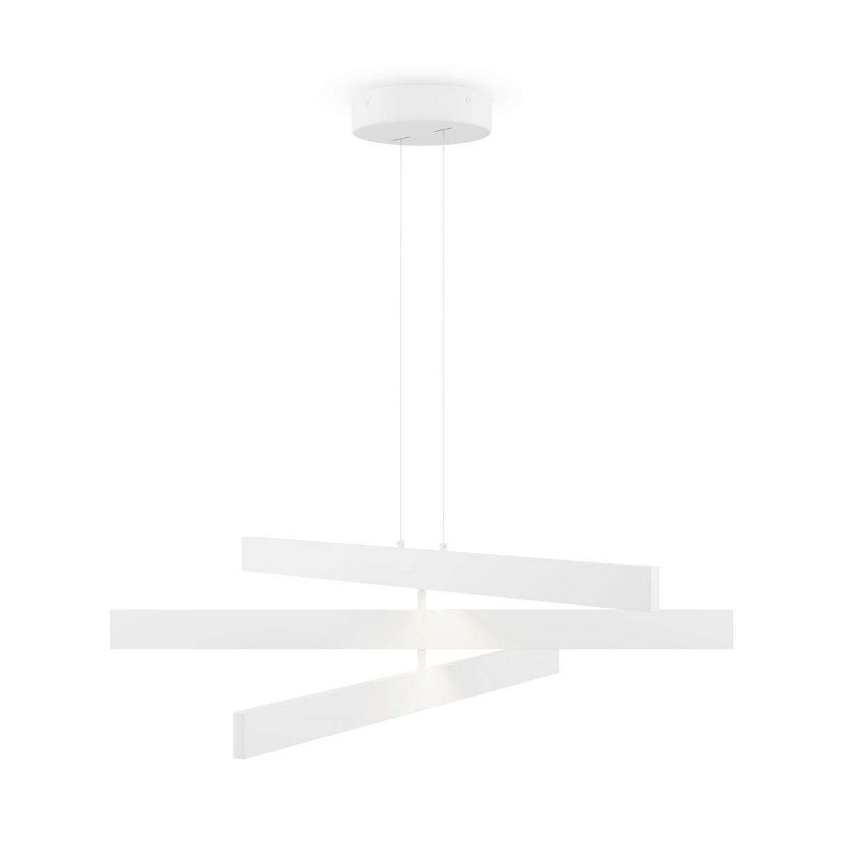 PENDELLEUCHTE Modern 80/20,5 cm   - Weiß, Trend, Metall (80/20,5cm) - MAYTONI