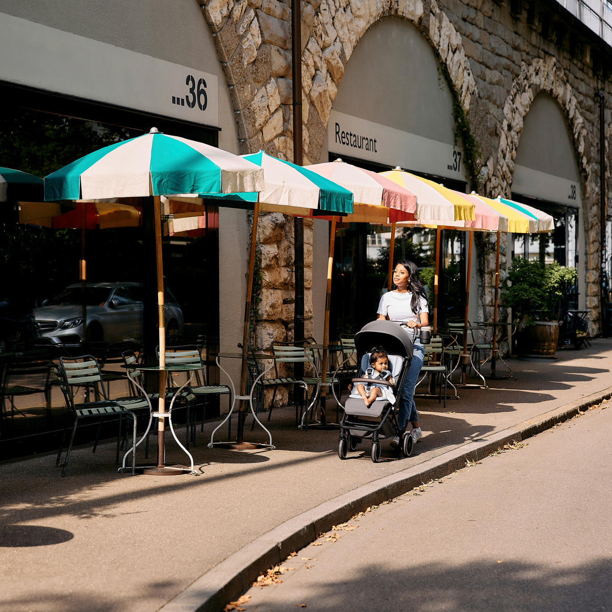 BUGGY Ping 3 Trekking  - Dunkelgrau/Schwarz, Basics, Textil/Metall (50,5/108/81cm) - ABC Design