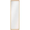 NÁSTENNÉ ZRKADLO 42,5/142,5/5 cm  - farba duba, Design, drevo/sklo (42,5/142,5/5cm) - Xora