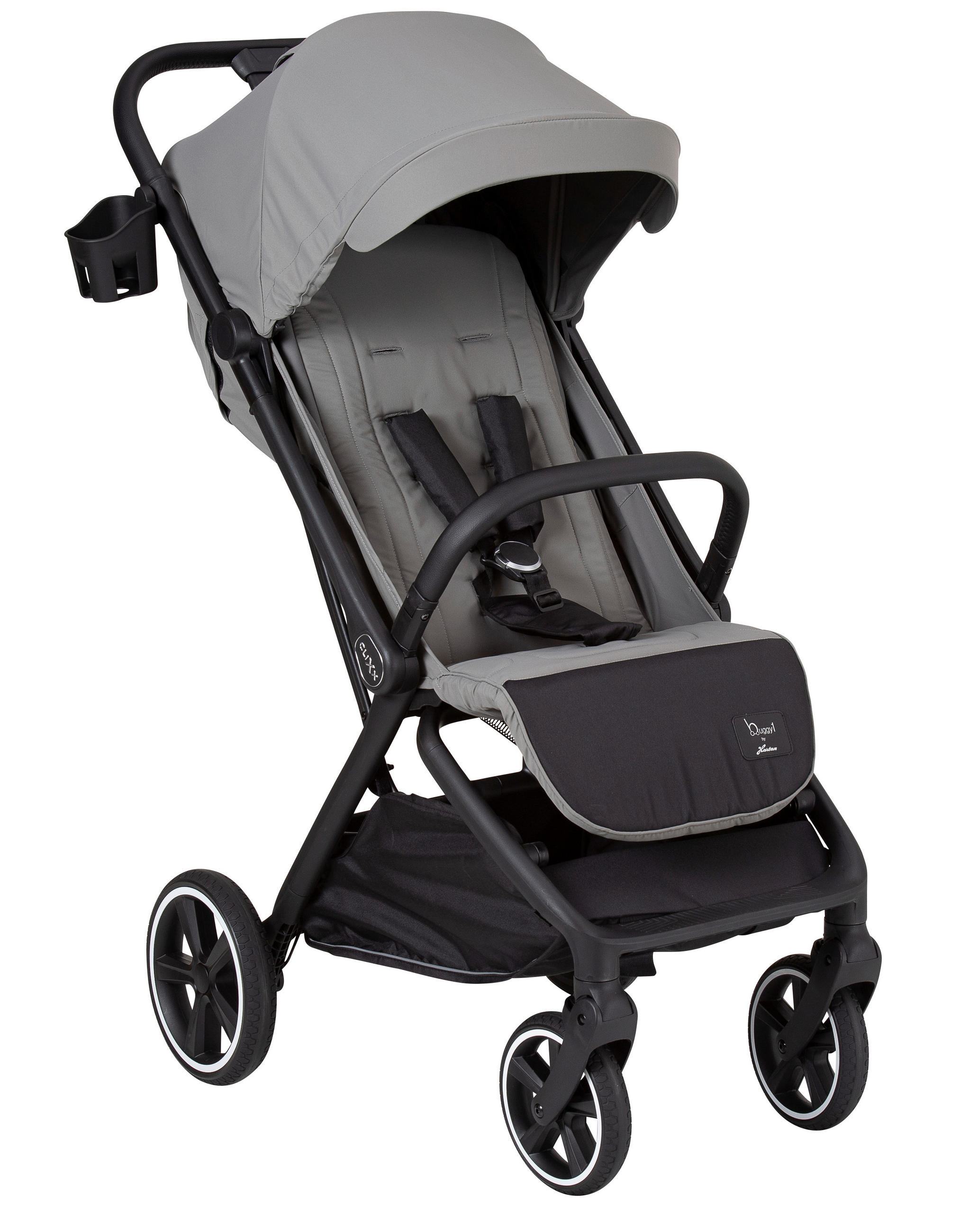 BUGGY Clixx  - Schlammfarben/Schwarz, Basics, Textil/Metall (84/52/106cm) - Hartan