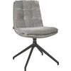 STUHL - Schwarz/Grau, Design, Textil/Metall (49/90/68cm) - Johann Jakob