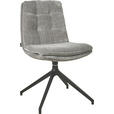 STUHL - Schwarz/Grau, Design, Textil/Metall (49/90/68cm) - Johann Jakob