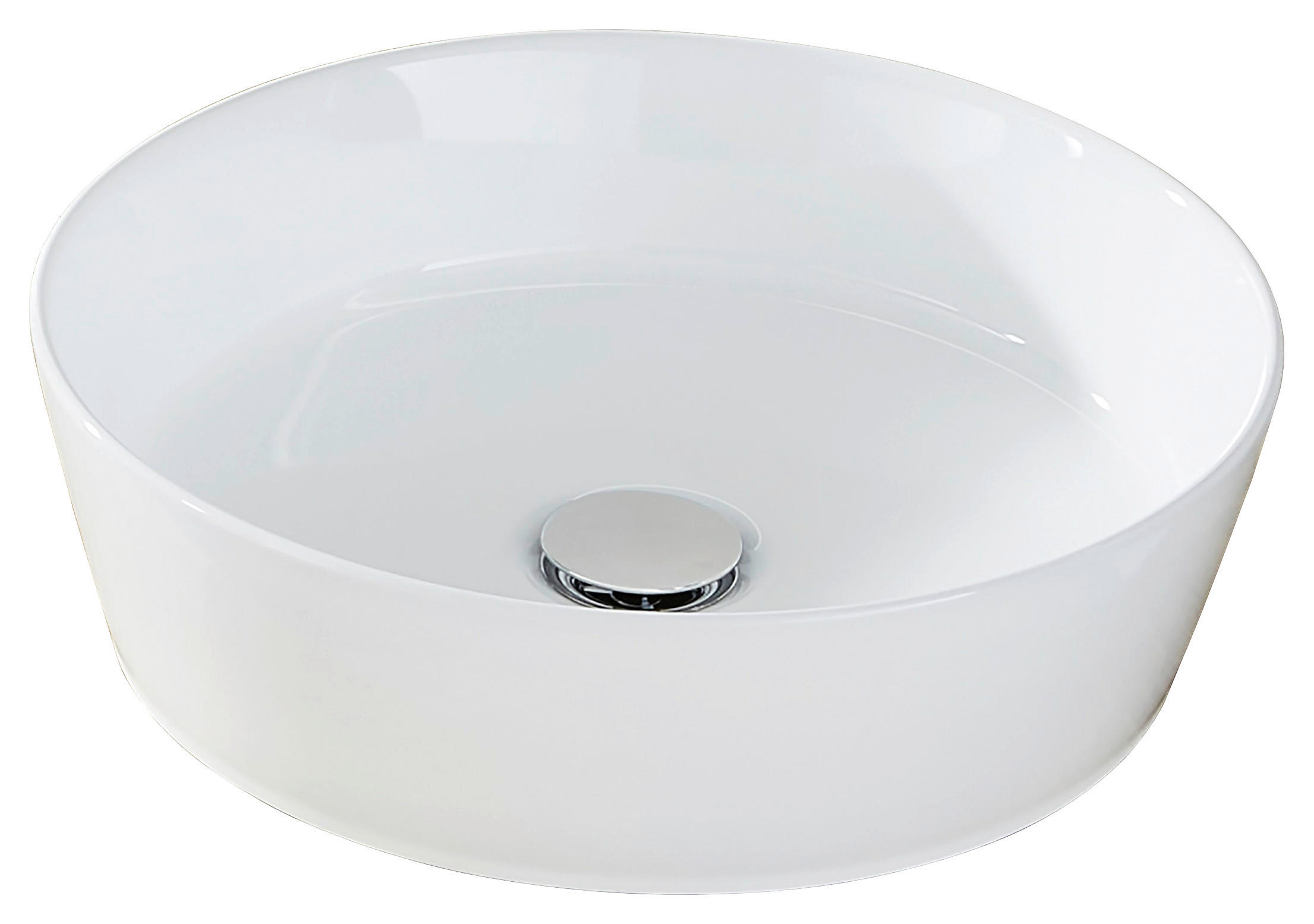 WASCHBECKEN 39/11,5/39 cm  - Weiß, Basics, Keramik (39/11,5/39cm) - Novel