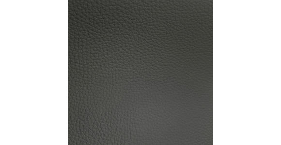 ARMLEHNSTUHL  Sitzfläche 360° drehbar, automatische Rückholfunktion  Echtleder  - Anthrazit/Schwarz, Design, Leder/Holz (62/87/63cm) - Valnatura