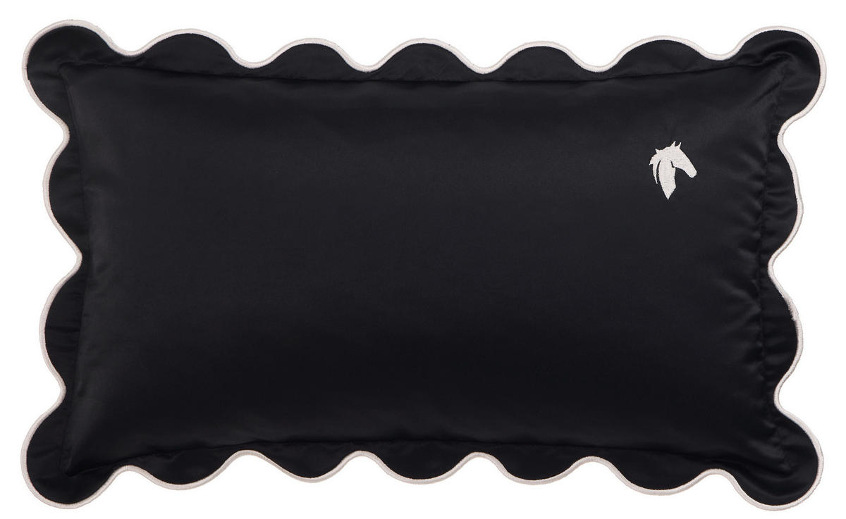 ZIERKISSEN Marcel.Remus.Design- Santa Ponca schwarz 30/50 cm  - Schwarz, Design, Textil (30/50cm) - Marcel Remus