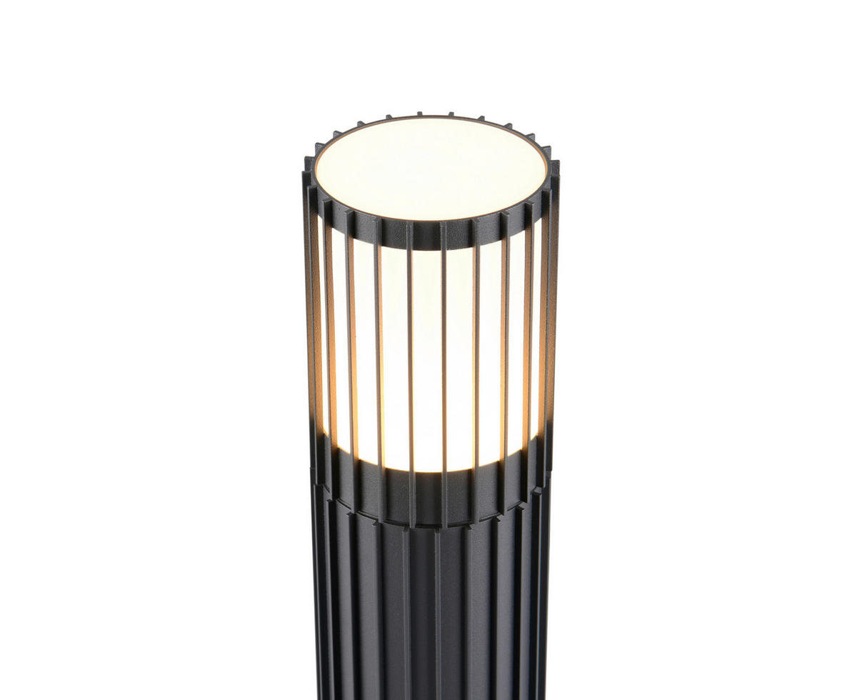 WEGELEUCHTE - Weiss/Anthrazit, Design, Kunststoff/Metall (12/100cm) - Trio Leuchten