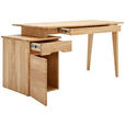 SCHREIBTISCH 156,7/65/74,2 cm  in Eichefarben  - Eichefarben, MODERN, Holz (156,7/65/74,2cm) - Linea Natura