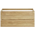 WASCHBECKENUNTERSCHRANK 120/54/46 cm  - Eichefarben, KONVENTIONELL, Holz/Holzwerkstoff (120/54/46cm) - Linea Natura
