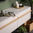 HÄNGELOWBOARD Kaschmir, Eiche Artisan  - Kaschmir/Eiche Artisan, Basics, Holzwerkstoff (192/32/41,5cm) - Carryhome