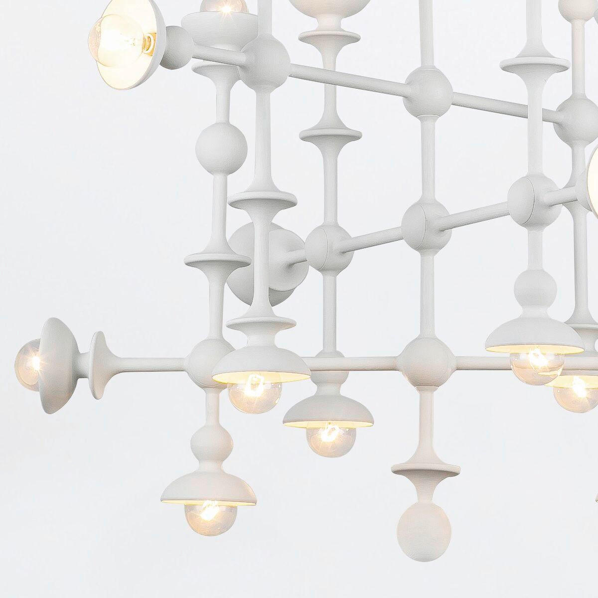 KRONLEUCHTER 76,2/74,9 cm   - Weiß, KONVENTIONELL, Metall (76,2/74,9cm) - Elstead Lighting