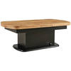 SOFFBORD i trä 135-160/75/51-79,9 cm  - svart/ekfärgad, Design, trä (135-160/75/51-79,9cm) - Livetastic