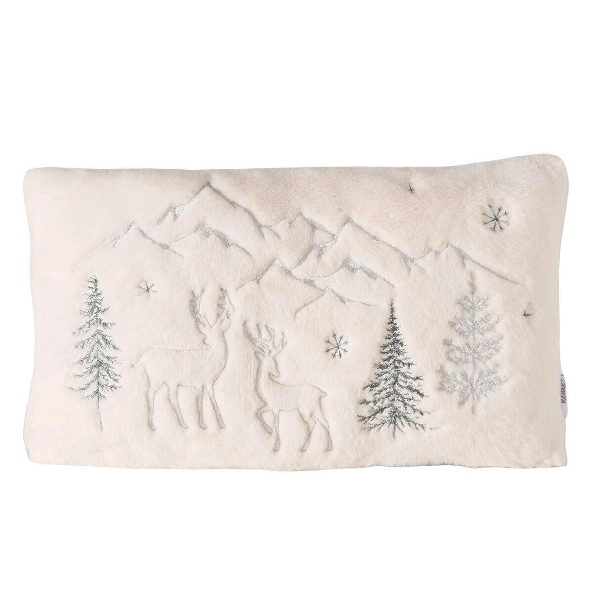 ZIERKISSEN    - Weiss/Creme, Basics, Textil (50/30/10cm)