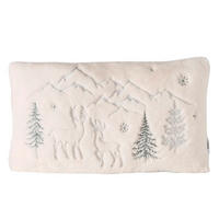 ZIERKISSEN    - Weiss/Creme, Basics, Textil (50/30/10cm)