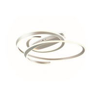 LED-DECKENLEUCHTE Arlington  - Nickelfarben, Design, Metall (80/22/60cm)
