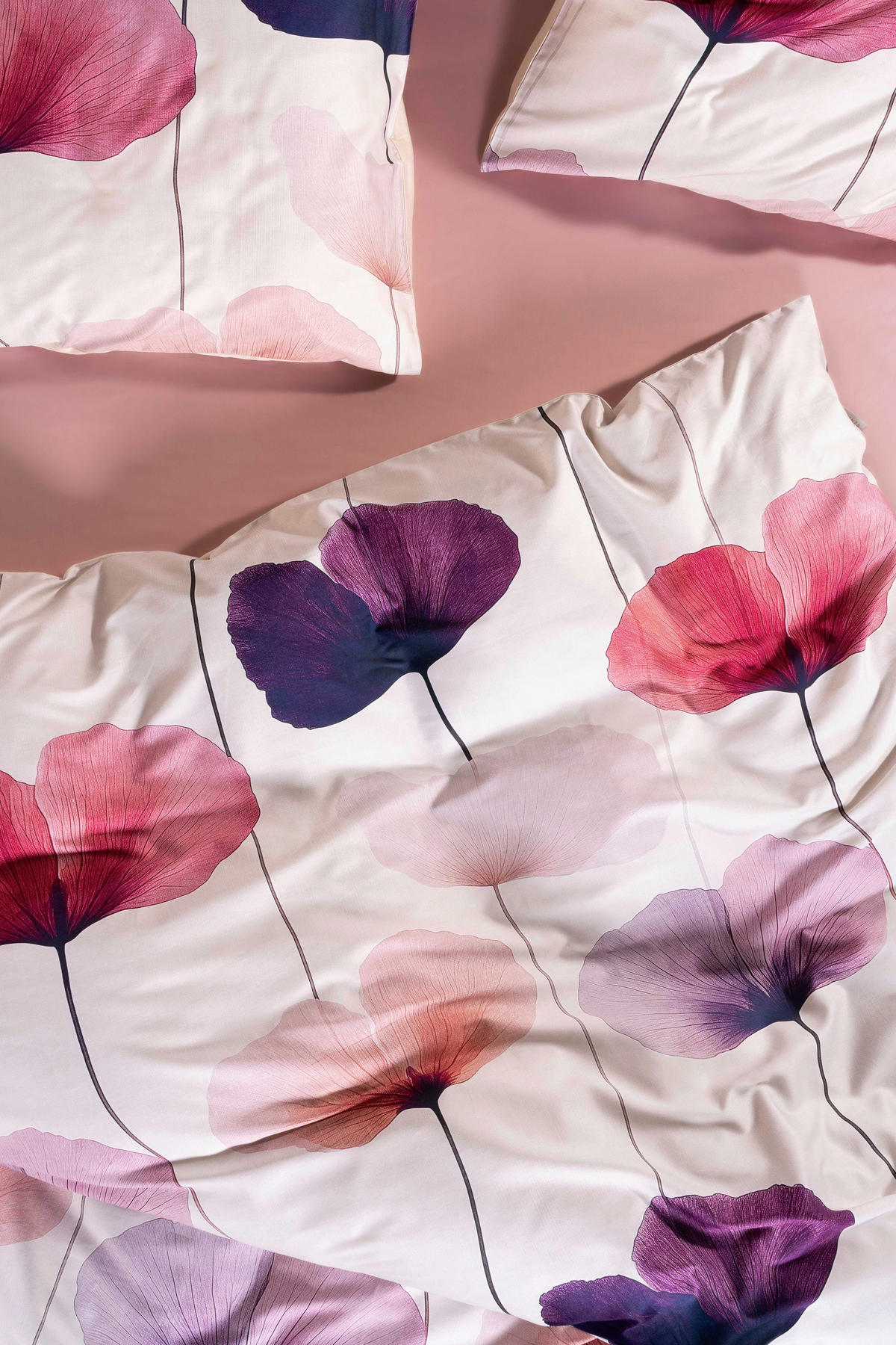 POSTELJNINA 200/200 cm saten pink  - pink, Konvencionalno, tekstil (200/200cm) - Essenza