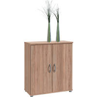 KOMODA   60,0/70/30 cm   hrast Sonoma  - srebrne boje/boje hrasta, Design, drvni materijal/plastika (60,0/70/30cm) - Boxxx