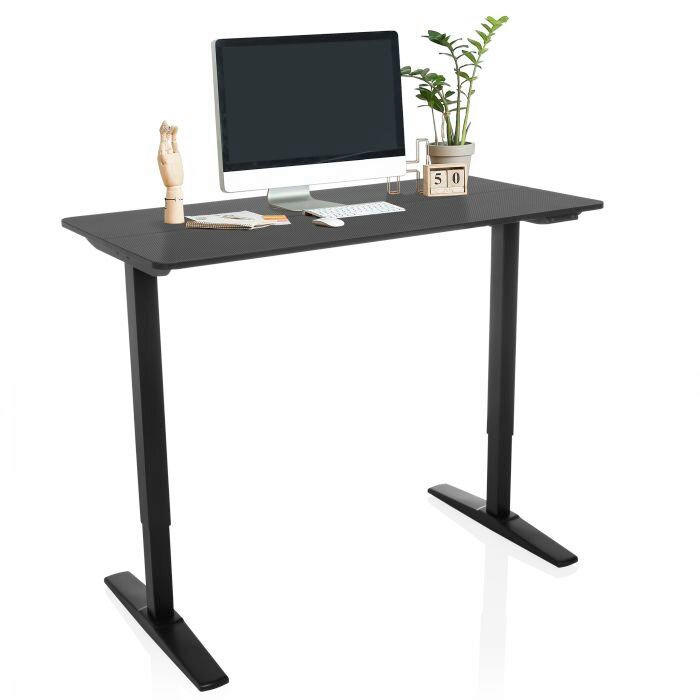 SKRIVBORD 120/60/75 - 120 cm  i svart  - svart, Modern, metall/trämaterial (120/60/75 - 120cm) - MID.YOU