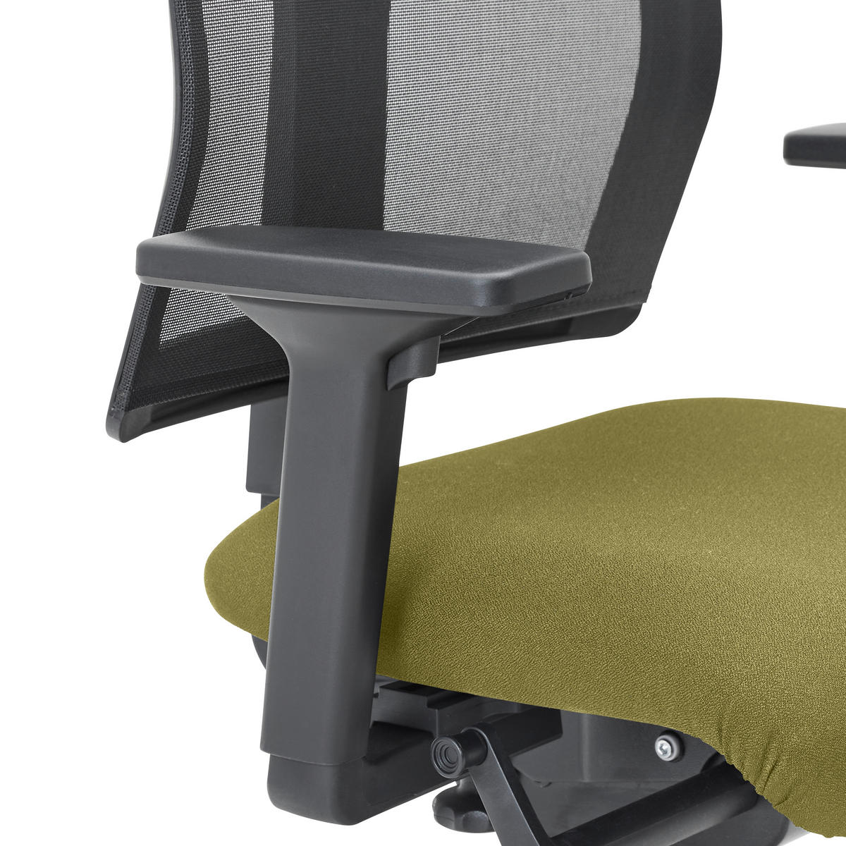 DREHSTUHL Gelb  - Gelb/Schwarz, KONVENTIONELL, Kunststoff/Textil (63/105/46cm) - Dieter Knoll