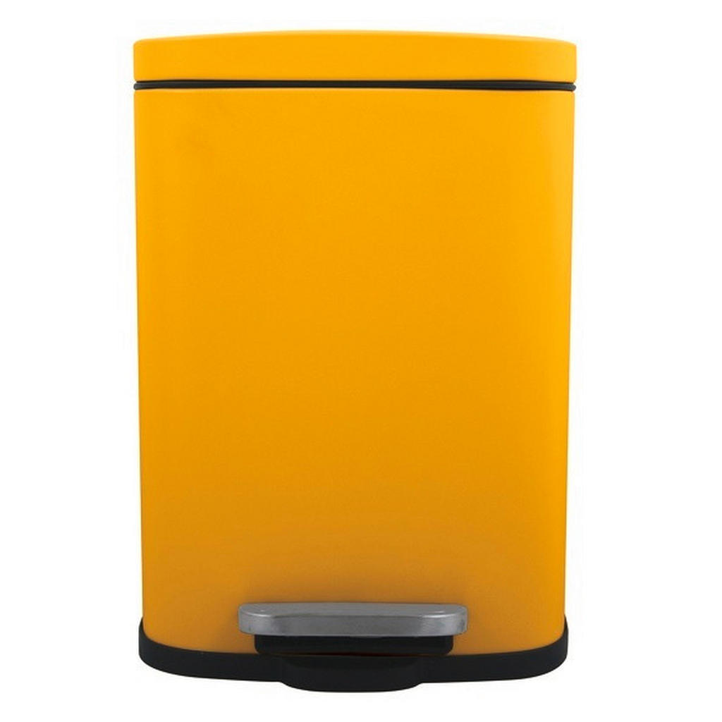 Treteimer Akira 5l Currygelb Metall Lxbxh: 21,4x17,6x30 Cm