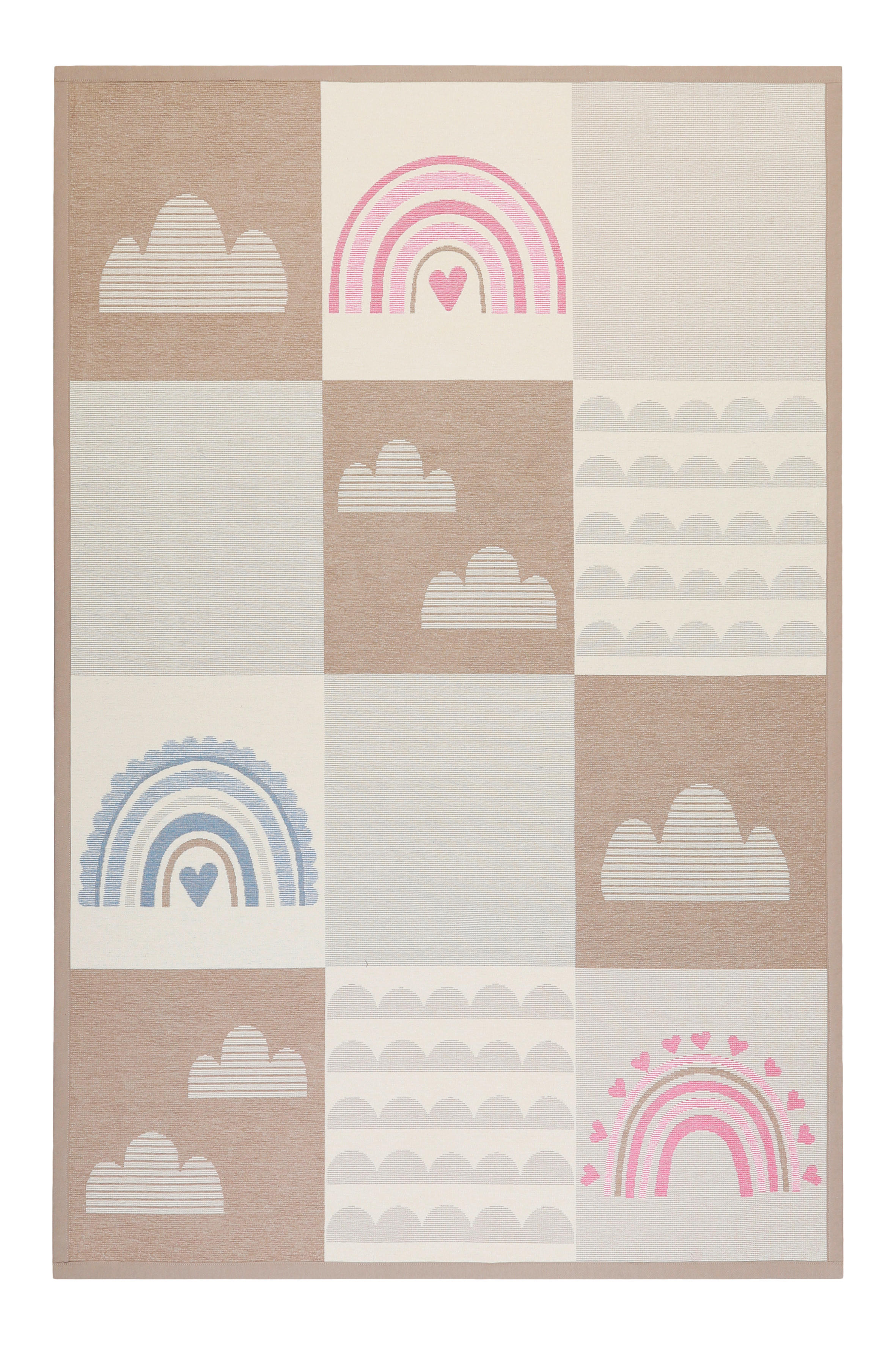 KINDERTEPPICH 70/140 cm Lovely Rainbow  - Beige, Trend, Textil (70/140cm) - Esprit