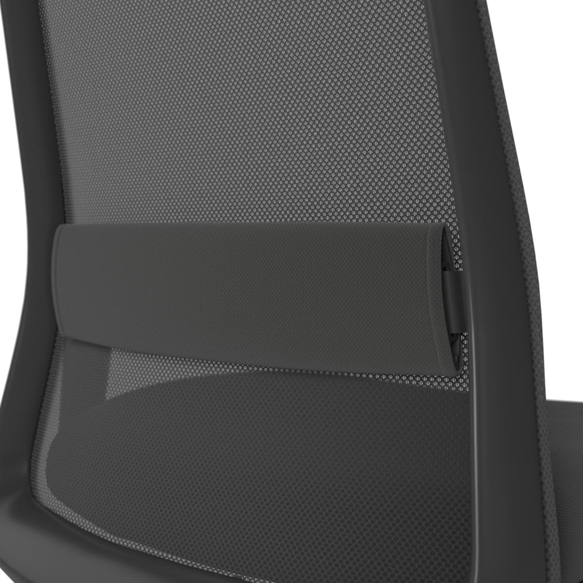 DREHSTUHL Schwarz  - Schwarz, MODERN, Kunststoff/Textil (70/103-115/70cm)