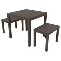 GARTENSET  - Anthrazit, Basics, Kunststoff