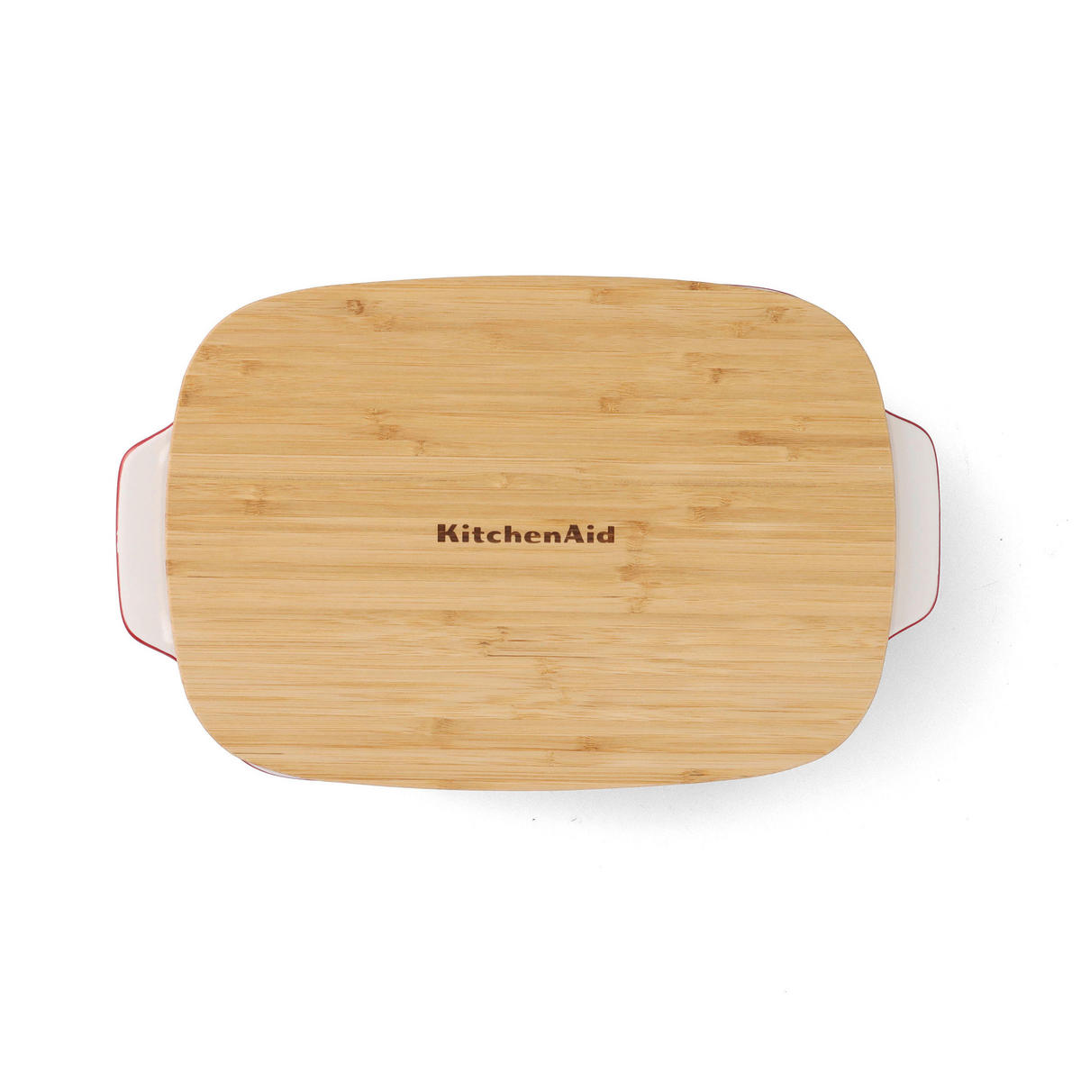 AUFLAUFFORM Keramik, Naturmaterialien Steingut  - Rot/Weiß, Basics, Naturmaterialien/Keramik (24cm) - Kidskit