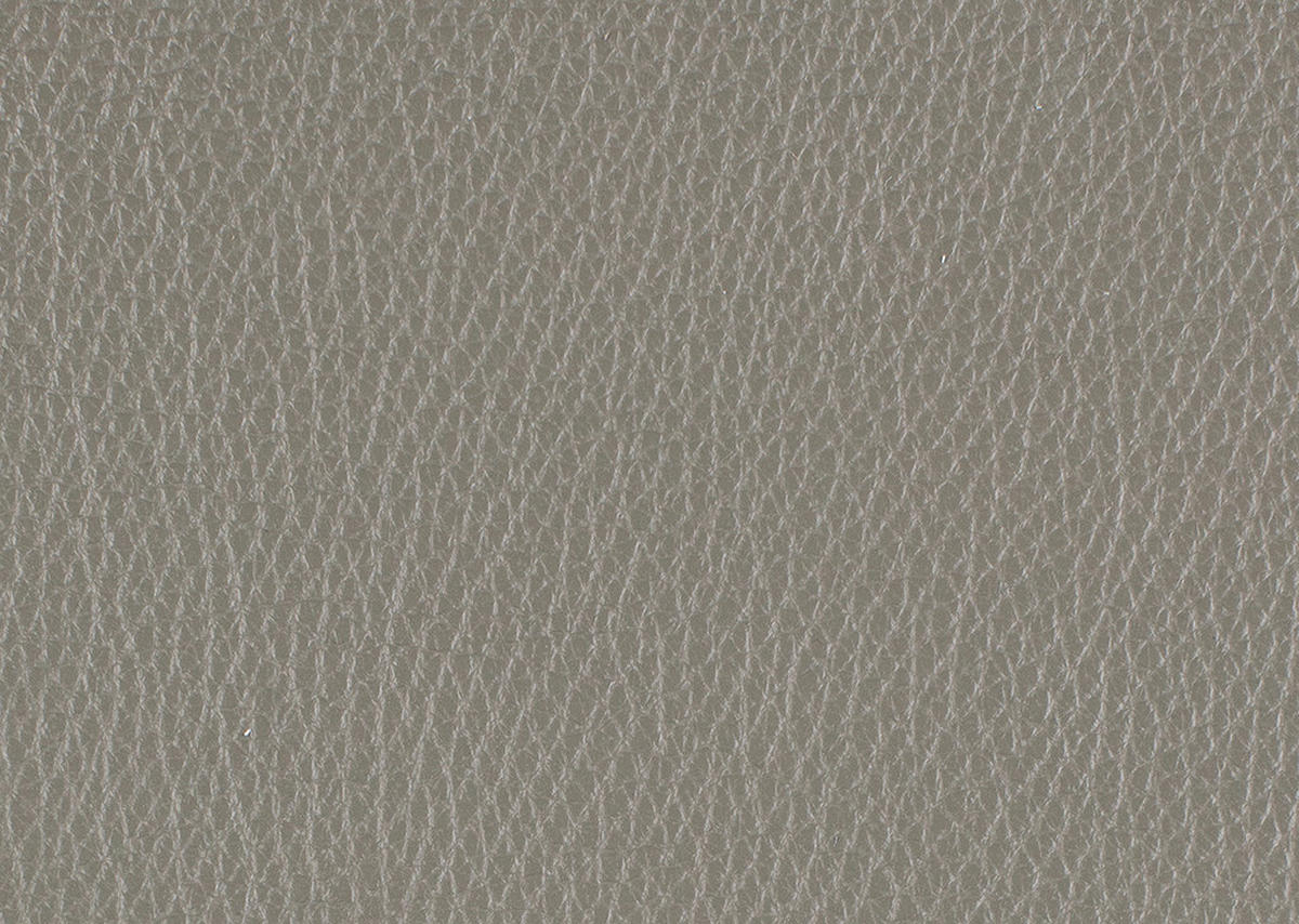 ECKSOFA in Echtleder Graubraun  - Graubraun/Schwarz, Design, Leder/Metall (187/273cm) - Celina Home