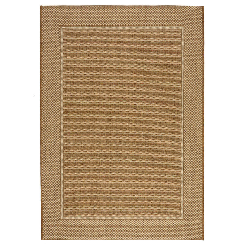 Flachwebeteppich Braun/beige Paul 80x150 Cm