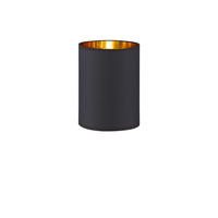 LAMPSKÄRM Modular XS 8,5/11 cm   - svart/guldfärgad, Basics, textil (8,5/11cm) - Fischer & Honsel