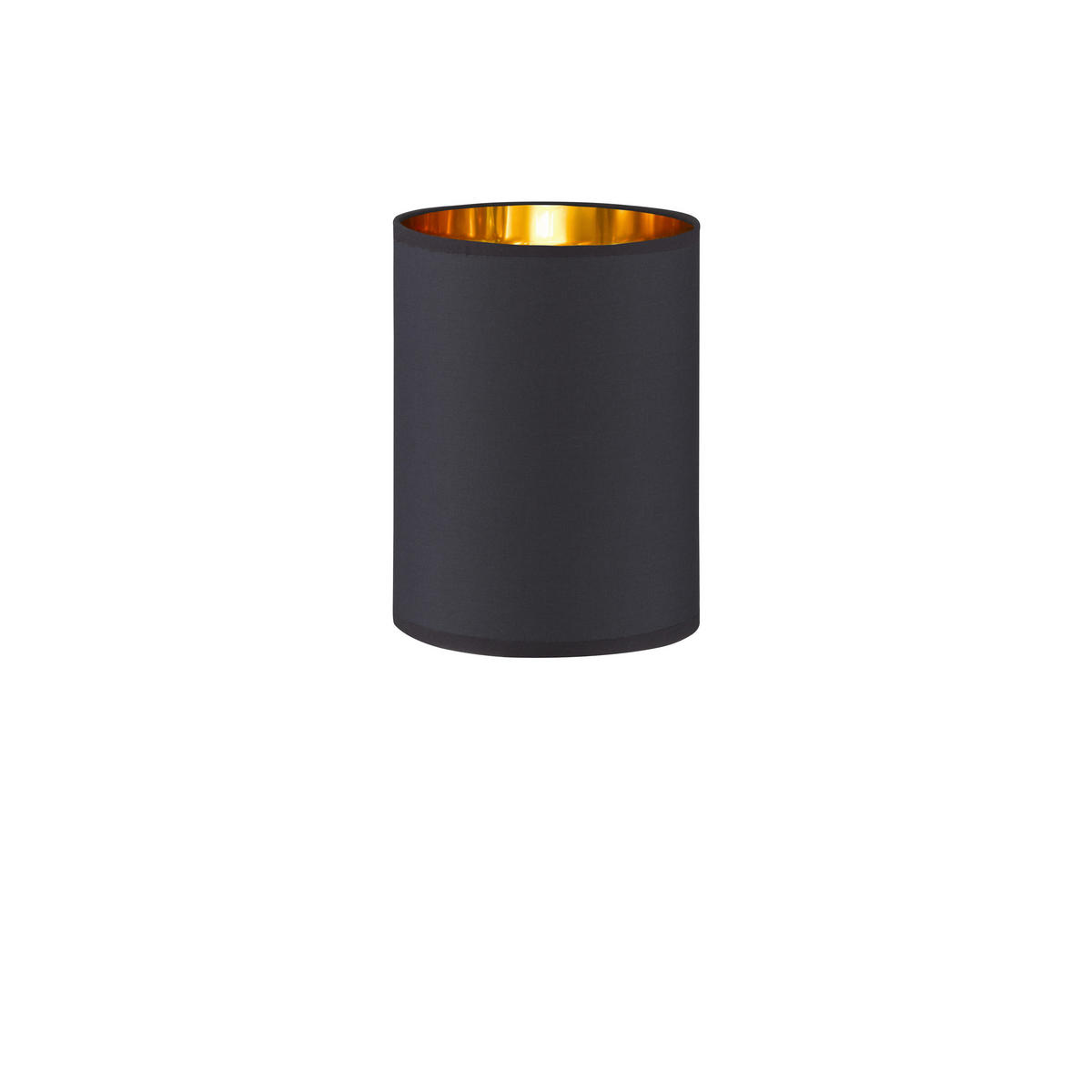 LAMPSKÄRM Modular XS 8,5/11 cm   - svart/guldfärgad, Basics, textil (8,5/11cm) - Fischer & Honsel