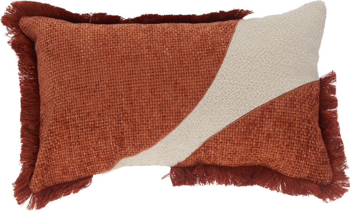 DEKORAČNÝ VANKÚŠ 30/50 cm - terakotová, Konventionell, textil (30/50cm) - Esposa