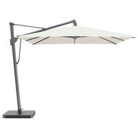 AMPELSCHIRM 400x300 cm Weiß  - Anthrazit/Weiß, Basics, Textil/Metall (400/300cm) - Glatz