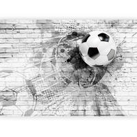 FOTOTAPETE  - Hellgrau/Schwarz, LIFESTYLE, Textil (300/210cm) - artgeist