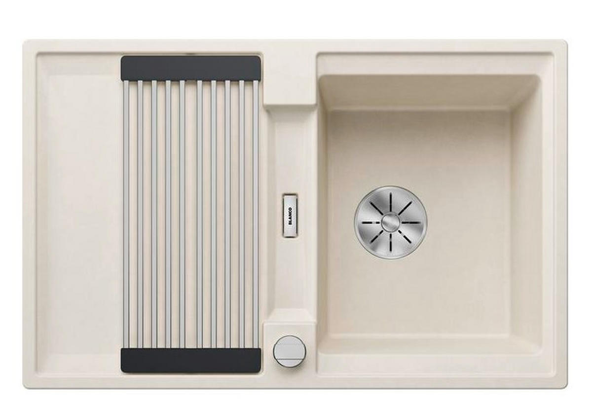SPÜLE Adria  - Weiß, Basics, Stein (78/20/50cm) - Blanco