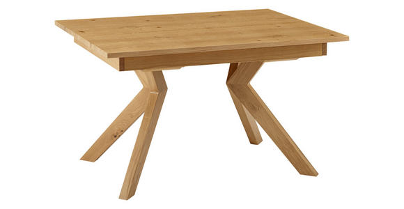 ESSTISCH in Holz 130/90/76 cm - Eichefarben, Design, Holz (130/90/76cm) - Venda