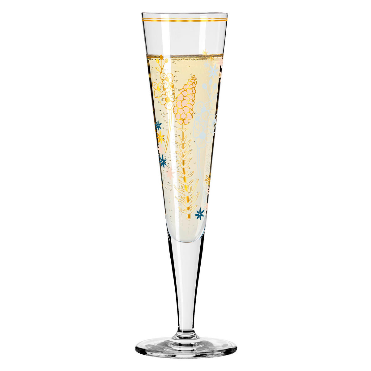 CHAMPAGNERGLAS 205 ml  - Silberfarben/Goldfarben, LIFESTYLE, Glas (7,2/7,2/24,0cm) - Ritzenhoff