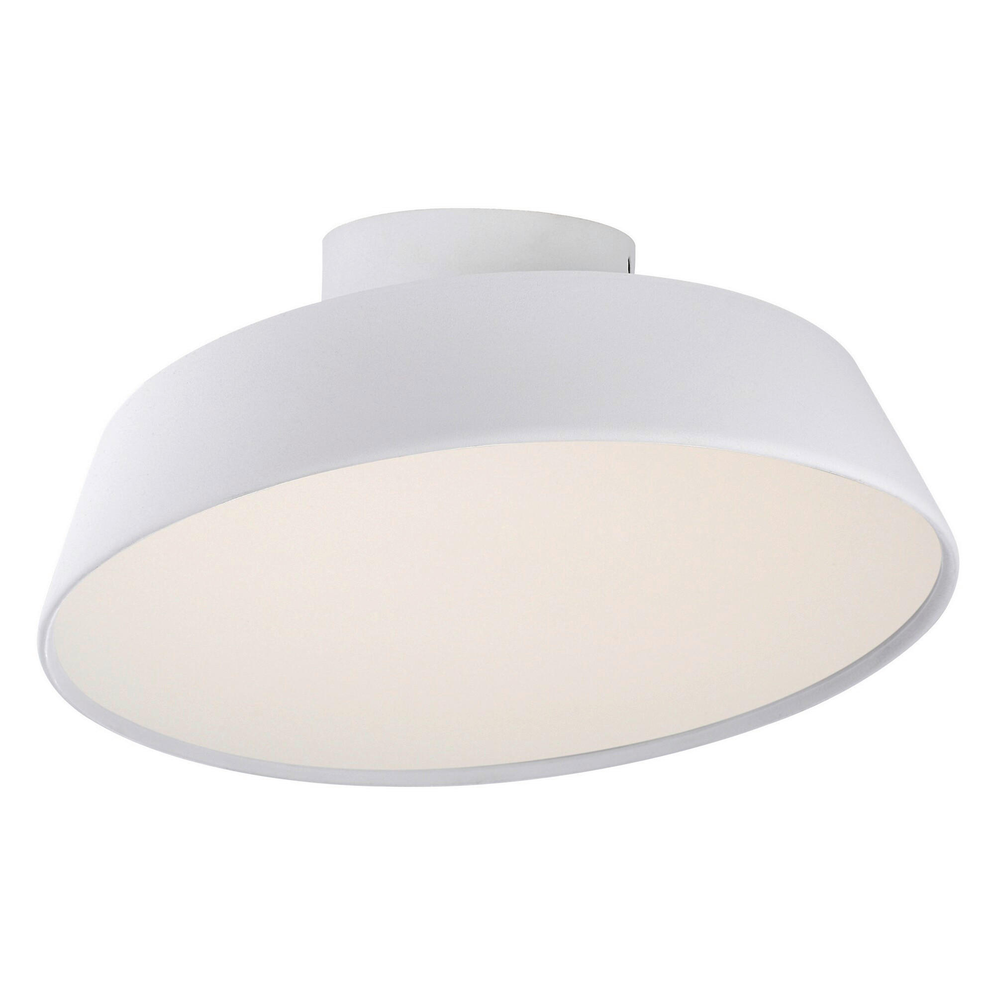 LED-DECKENLEUCHTE 30/12,8 cm   - Weiß, KONVENTIONELL, Metall (30/12,8cm) - Nordlux
