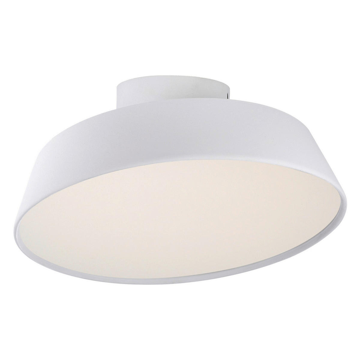 LED-DECKENLEUCHTE 30/12,8 cm   - Weiß, KONVENTIONELL, Metall (30/12,8cm) - Nordlux