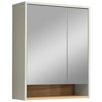 SPIEGELSCHRANK 60/75/22 cm  - Kaschmir/Eichefarben, MODERN, Glas/Holzwerkstoff (60/75/22cm) - MID.YOU