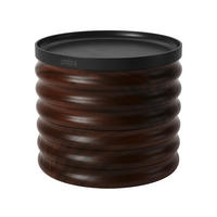 SCHMUCKSCHATULLE - Walnussfarben/Schwarz, KONVENTIONELL, Holz/Metall (12.7/11.7/12cm) - Umbra