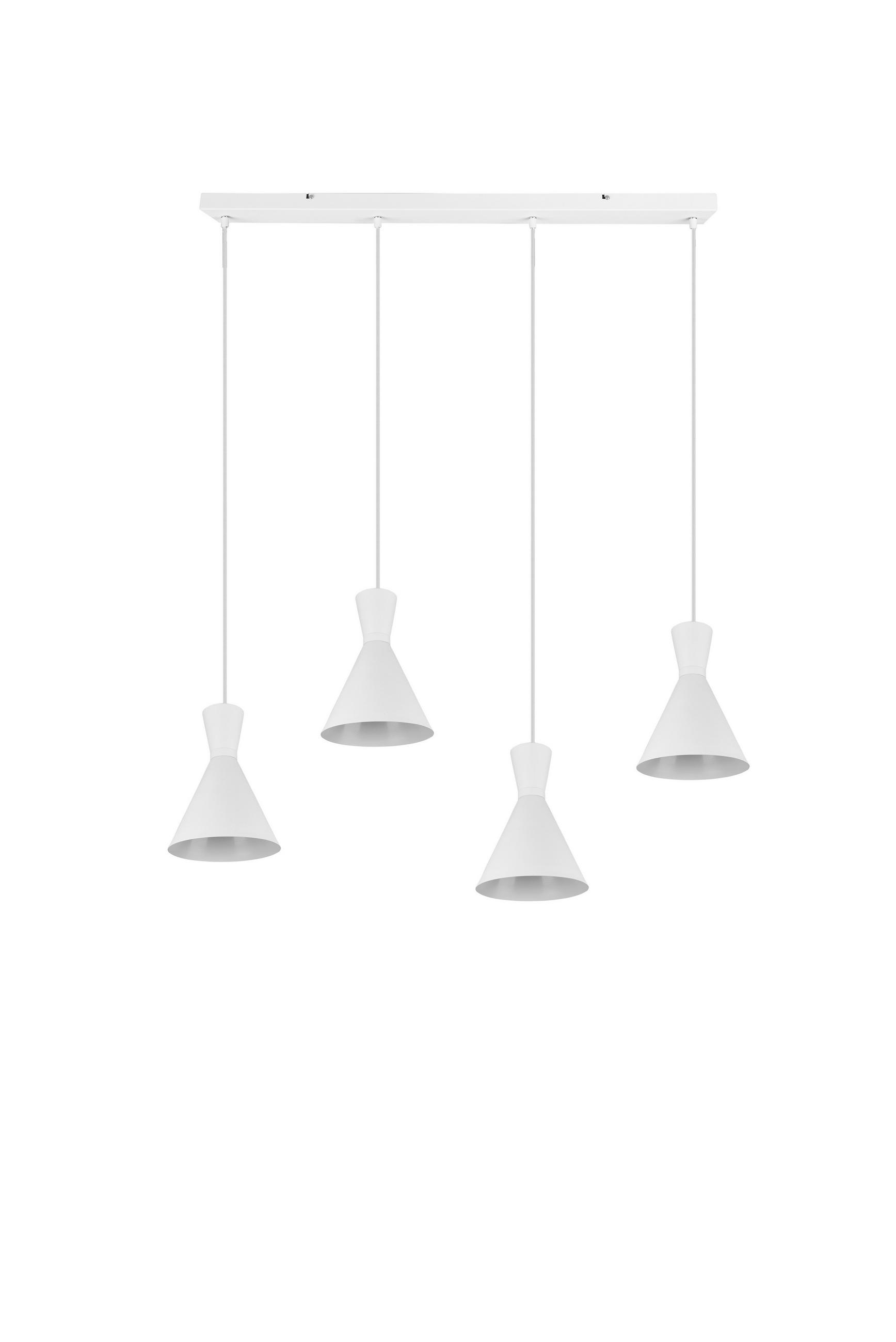 HÄNGELEUCHTE 90/20/150 cm  - Weiß, Basics, Metall (90/20/150cm) - Trio Leuchten