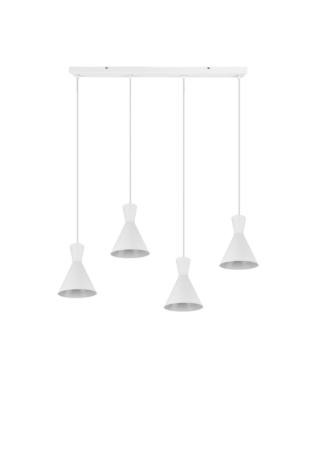 HÄNGELEUCHTE 90/20/150 cm  - Weiß, Basics, Metall (90/20/150cm) - Trio Leuchten