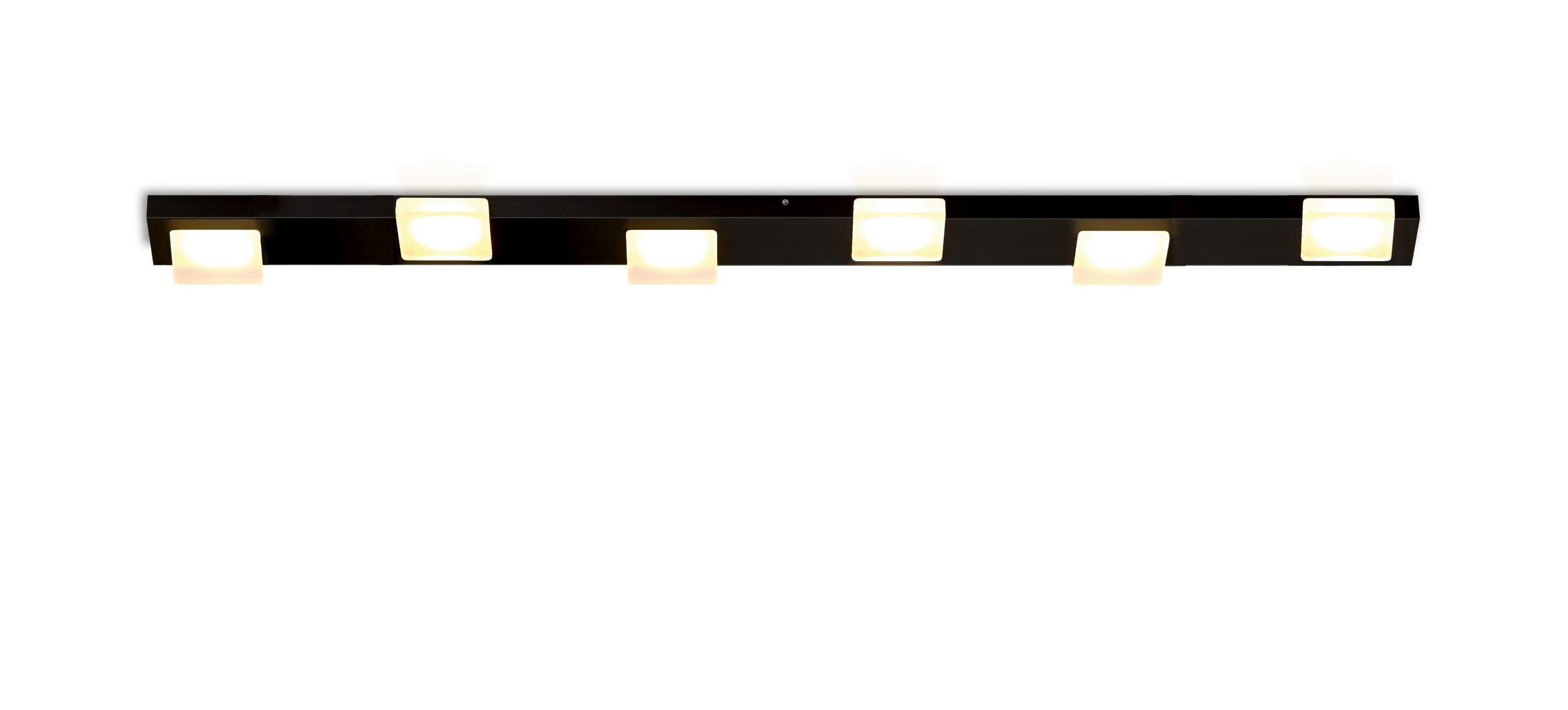 Bopp Led-Deckenleuchte Schwarz 12x3x115 cm