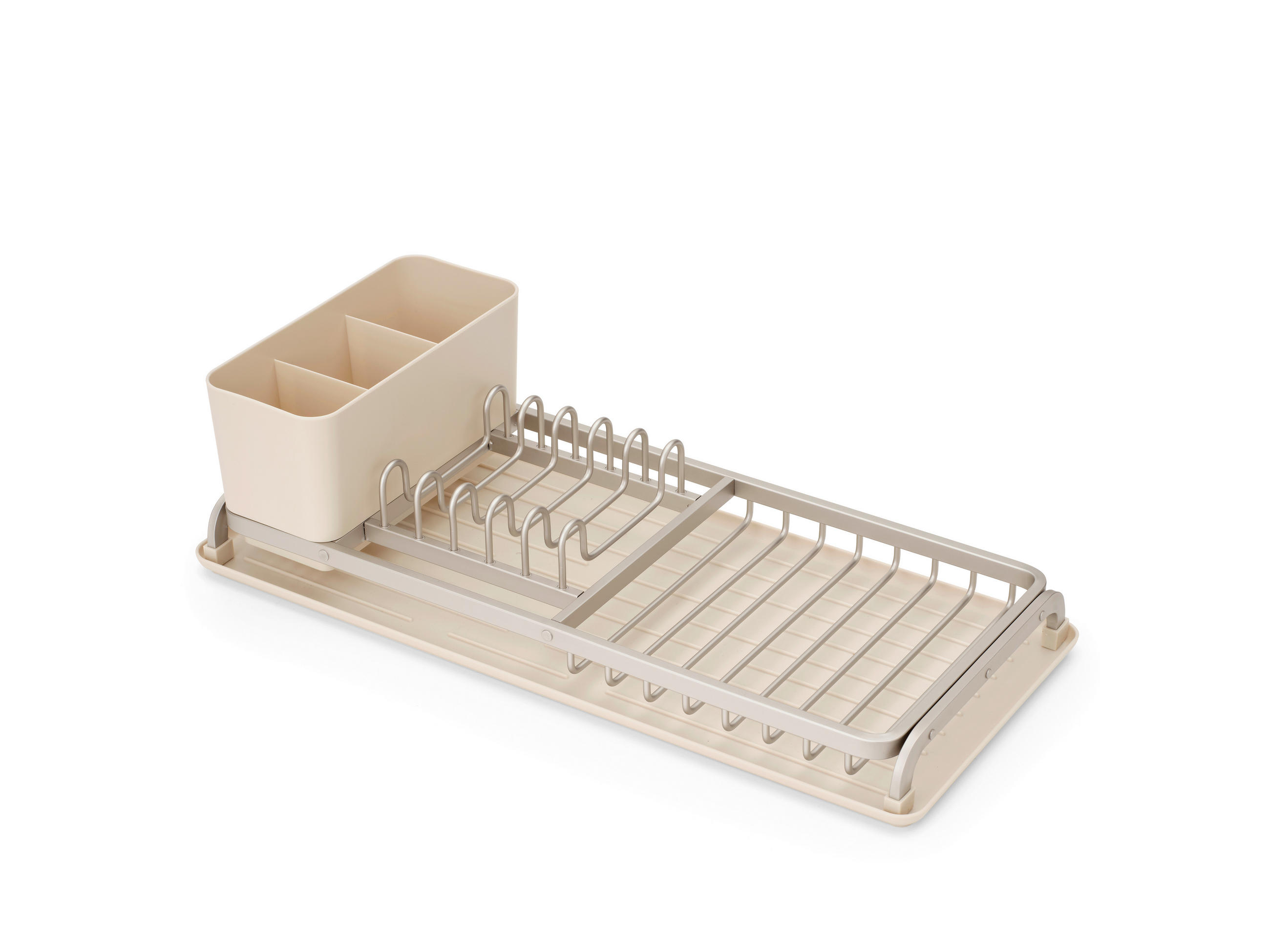 EDÉNYSZÁRÍTÓ TÁLCA - bézs, Basics, műanyag/fém (12,5/46,3/20cm) - Brabantia